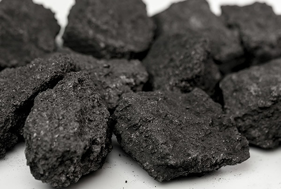 0,8% Ash Anode Block Calcined Petroleum Coke 98,5% Karbon 30mm-70mm